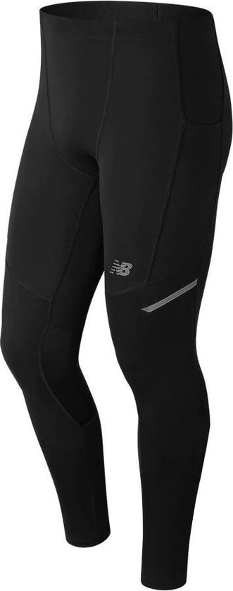 New Balance Impact Tight Heren - Zwart / Grijs - maat S van New Balance