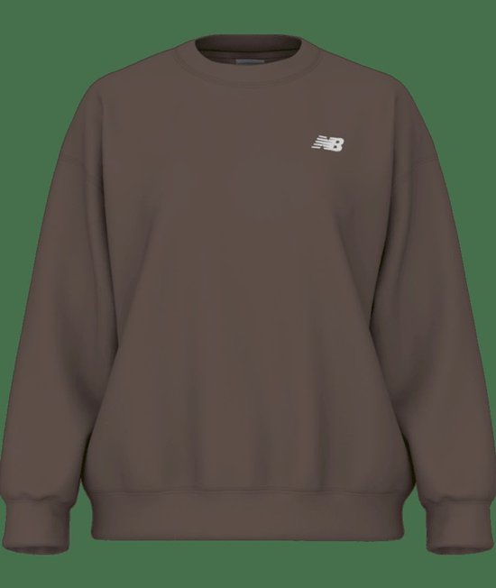 NEW BALANCE - sport essentials french terry crew w - Sweater dames - Donkergroen van Merkloos