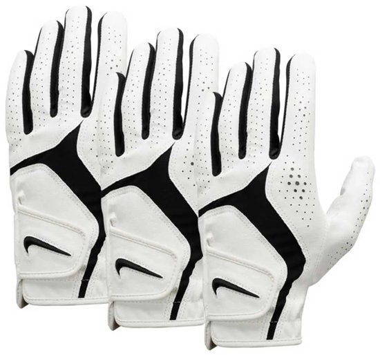 Nike Accessories Dura Feel X Gg Reg Golfhandschoen Voor Linkshandigen Wit XL Man