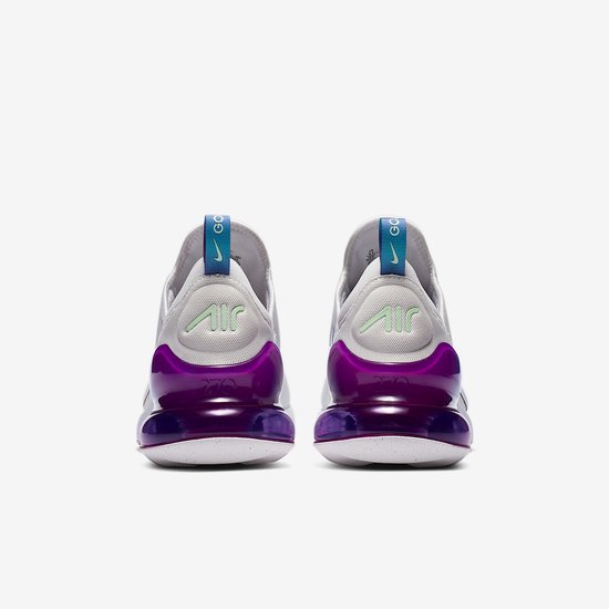 Nike Air Max 270 G NRG Golfschoen - Maat 47.5 - Metallic Summit White/Oracle Aqua/Vivid Purple/Zwart / Wit Blauw Paars - Air Max - Lifestyle - Heren Sneakers voor Mannen