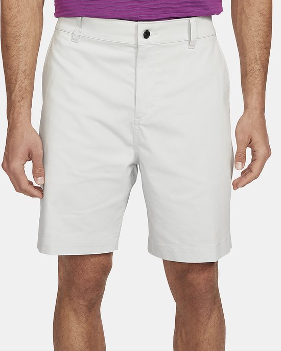 Nike Dri-FIT UV Men's 9 Golf Chino Shorts Light Grey