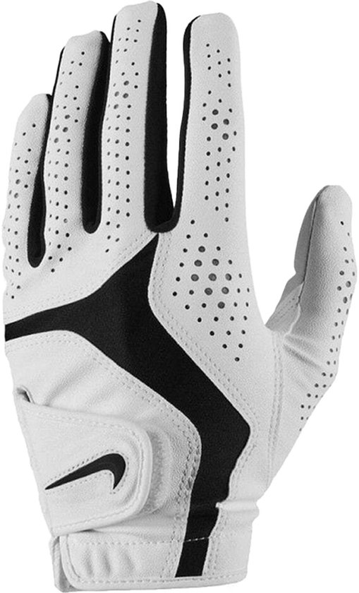 Nike Dura Feel X GG Golfhandschoen – Heren – Rechterhand – Maat S – Wit/Zwart (voor linkshandige golfers) van Merkloos
