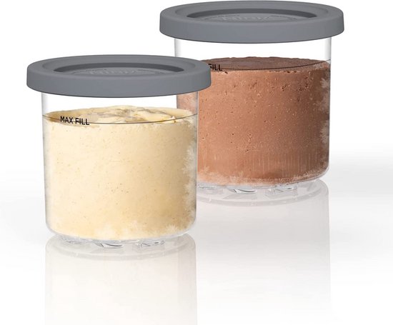 Ninja Creami - Twee Originele Bekers - BPA-Vrij - NC300EU IJsmachine van Ninja
