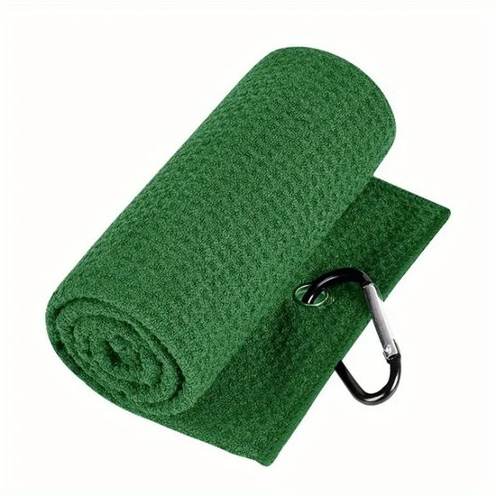 Nivard Golf Handdoek - Golfhanddoek - Golf Accessoires - Towel - Comfortabel - Groen