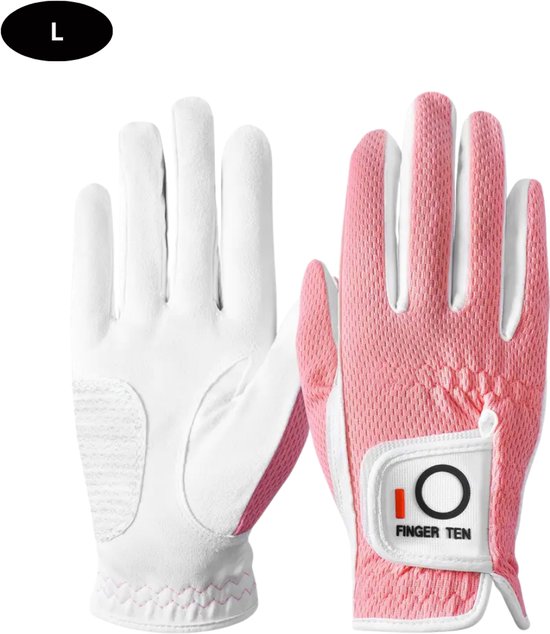 Nivard Golfhandschoenen - Golf Accessoires - Handschoen AntiSlip - Dames - Rechts - Maat L van Nivard