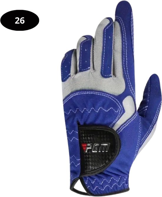 Nivard Golfhandschoenen - Golf Accessoires - Handschoen AntiSlip - Heren - Links - Blauw - Maat XL van Nivard