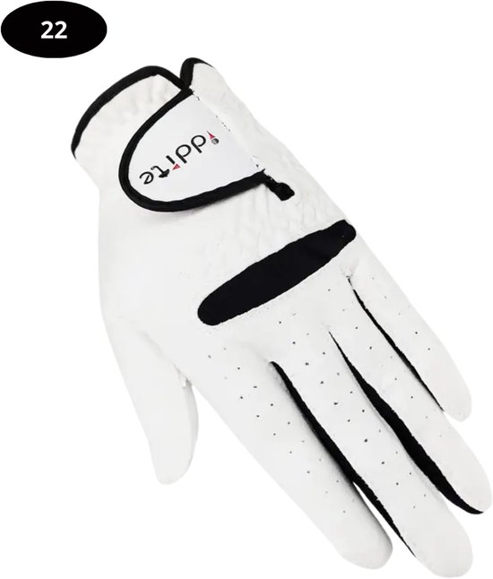 Nivard Golfhandschoenen - Golf Accessoires - Handschoen AntiSlip - Heren - Links - Wit - Maat S