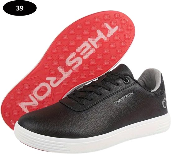 Nivard Golfschoenen Dames- Sneakers - Golfkleding - Golfschoenen Antislip - Waterdicht - Golfen - Zwart - Maat 38.5-39 van Merkloos
