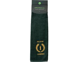 Nova Golf 'Hole In One Club Member' Golfhanddoek - Groen van Nova Golf