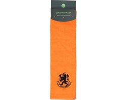 Nova Golf 'Holland Je Maintiendrai' Golfhanddoek - Oranje Zwart van Nova Golf