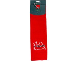 Nova Golf 'Utrecht' Golfhanddoek - Rood Wit van Nova Golf