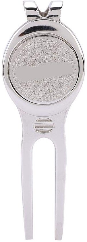 NTH products- Divot Tool - Hoogwaardige Zinklegering - Lichtgewicht - Antislip - Magnetische Balmarker - Duurzaam - Afmetingen 65 x 28,5 x 9 mm - Golfaccessoire