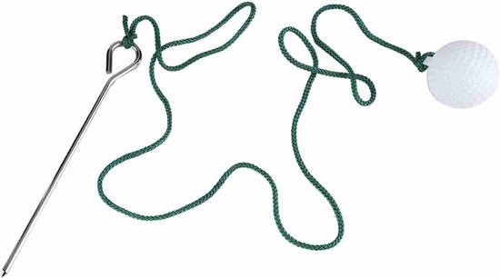 Oefen Bal - Touw Bal - Golf Training - Directe Balvlucht Zichtbaar - 16.5cm Lengte