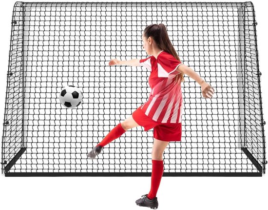 Oefen Golf Net - Trainingsbarrière Balbeheersing - Sport Vaardigheidstraining - Weerbestendig Duurzaam Ontwerp - 3x3 Meter - Zwart
