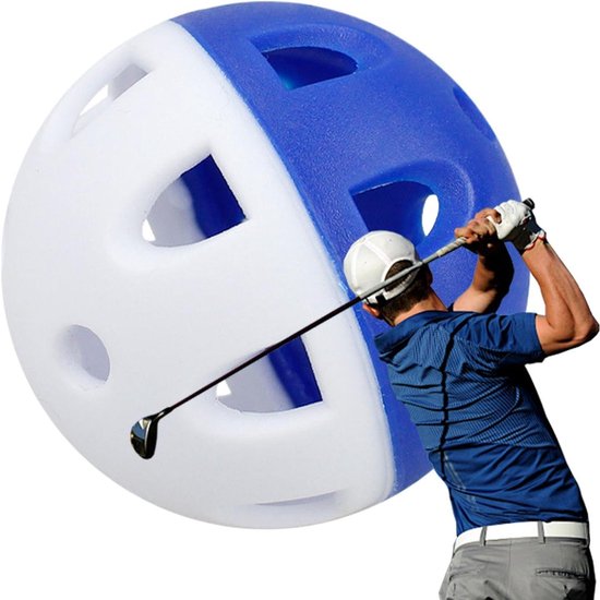 Oefen Golfballen - Softball Trainer - Golf Swing Oefenen - Onbreekbaar EVA Materiaal - 12 Stuks - Blauw