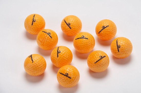 Oefen Golfballen - Trainingsballen Set - Golf Oefenen Thuis - Glasbreukvast Schuim - 10 Stuks - Oranje