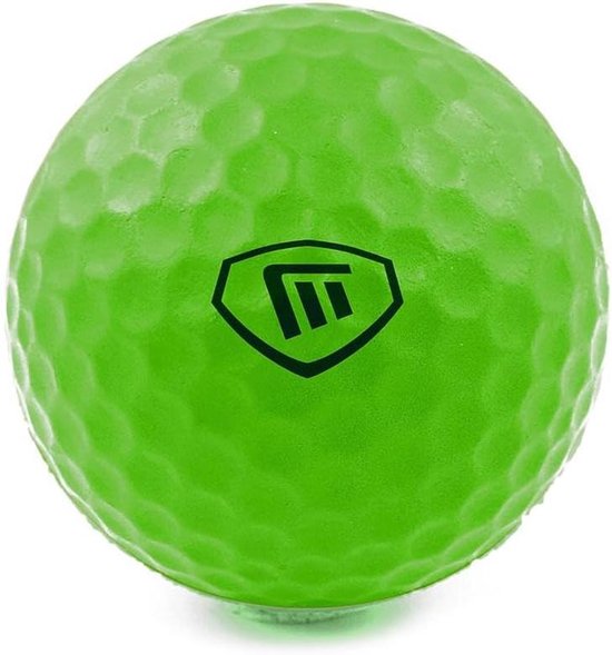 Oefen Golfballen - Zachte Golfballen - Golf Training - Veilig Binnen Gebruik - 6 Stuks - Groen