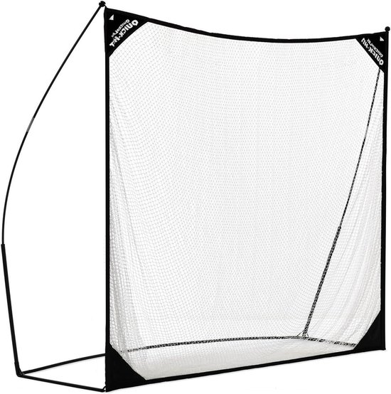 Oefen Golfnet - Golftrainingsset - Sport Oefenen - Draagbaar en Snel - 244 x 244 cm - Zwart