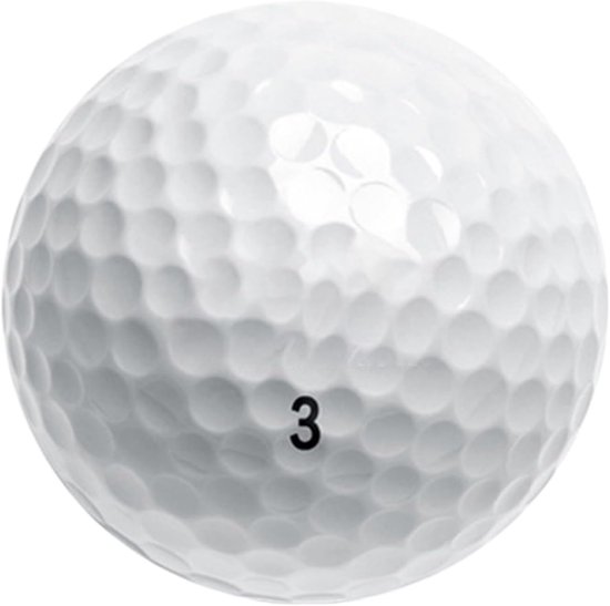Oefenbal Drielaags - Trainingsbal Golf - Golf Swing Oefenen - Stabiele Balvlucht - 42.7 mm Diameter - Meerkleurig