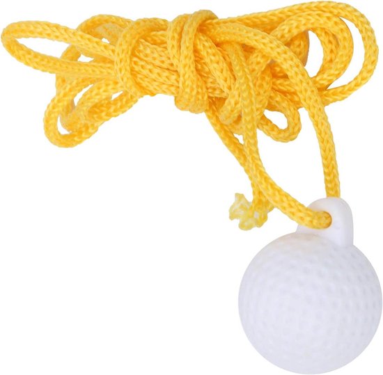 Oefenbal met Touwtje - Swing Trainer - Golf Oefenen - Lichtgewicht Draagbaar - 33 g - Zwart