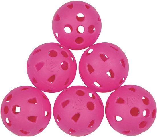 Oefenballen Golf - Golfballen - Binnen Trainen - Simuleert Echte Vlucht - 6 Stuks - Roze van Merkloos
