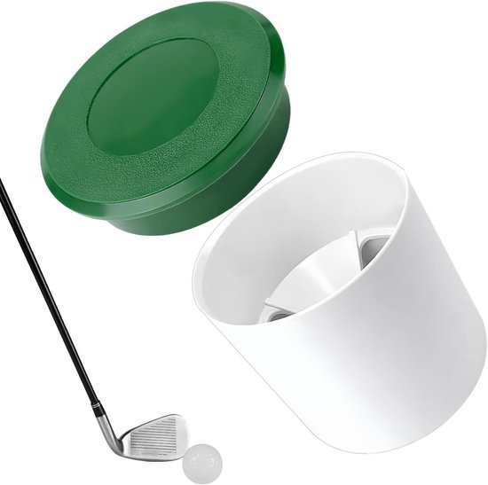 Oefenbeker Golf - Putting Cup - Golfvaardigheid Verbeteren - Draagbaar Ontwerp - 10.8 cm - Meerkleurig