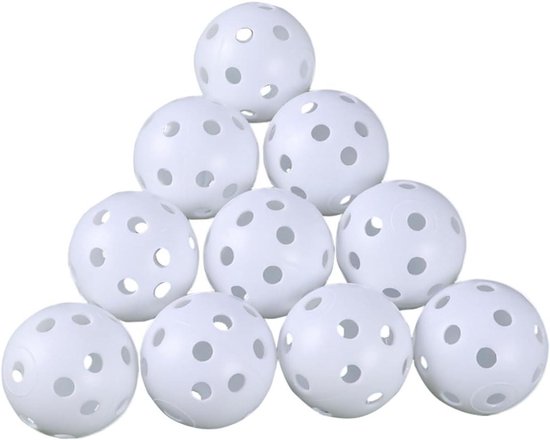 Oefengolfballen - Luchtballen - Buiten Trainen - Beperkte Vlucht - 24 Stuks - Wit