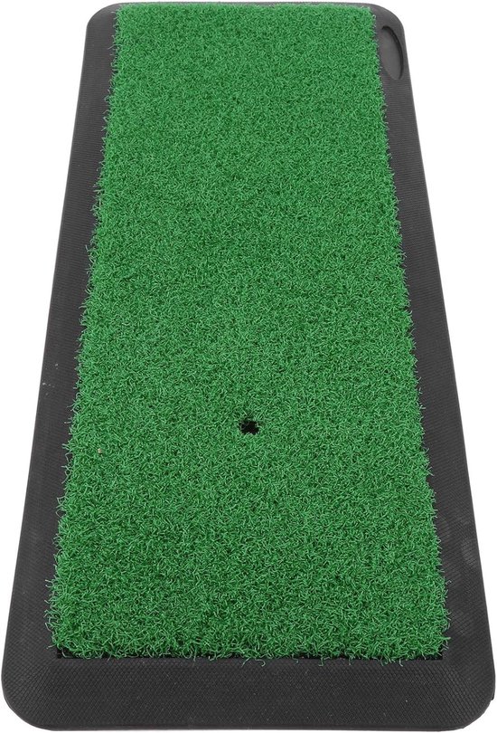 Oefenmat Golf - Mini Swing Trainer - Golfslag Trainen - Duurzame Rubberen Achterkant - 47x20 cm - Groen
