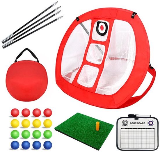 Oefennet Opvouwbaar - Golf Oefennet - Chippingnet - Draagbaar - Pop-up Ontwerp - Betrouwbaar Net - Golfnet