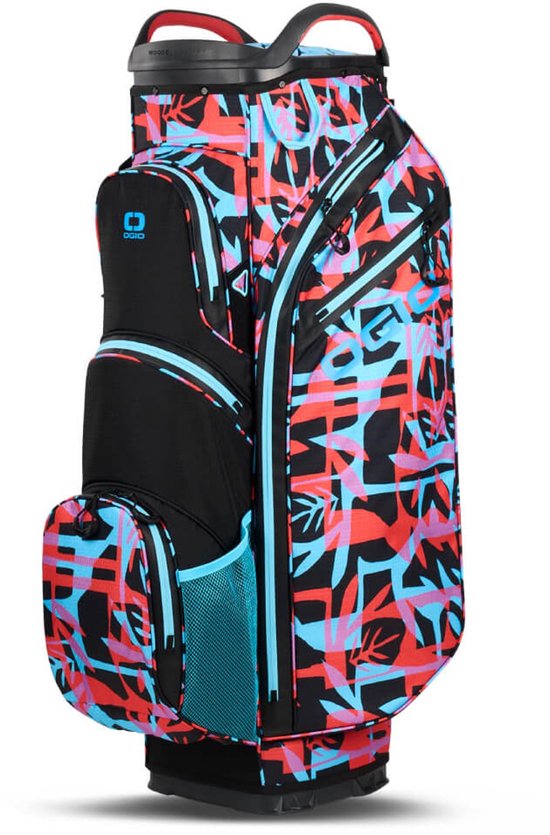 OGIO All Elements Silencer Waterproof Cartbag 2025 - Blauw Rood Zwart van Merkloos