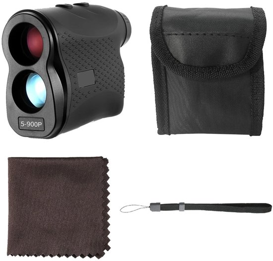 Ohana DT - Golf Afstandmeter - Rangefinder - Verrekijker 900M - Golf Accessoires - Laser - Afstandsmeter Digitaal - Zwart van Merkloos