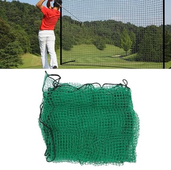 OmGoods - Dailygoody - Golf Oefennet - Lichtgewicht Polyethyleen en Polypropyleen - Voor Binnen en Buiten - 3x3m Formaat - Sportaccessoire - Voor Oefeninge