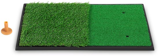 Omgoods - Draagbare Golfmat Oefenmat - Geschikt voor Binnen en Buiten - 2 Kleuren