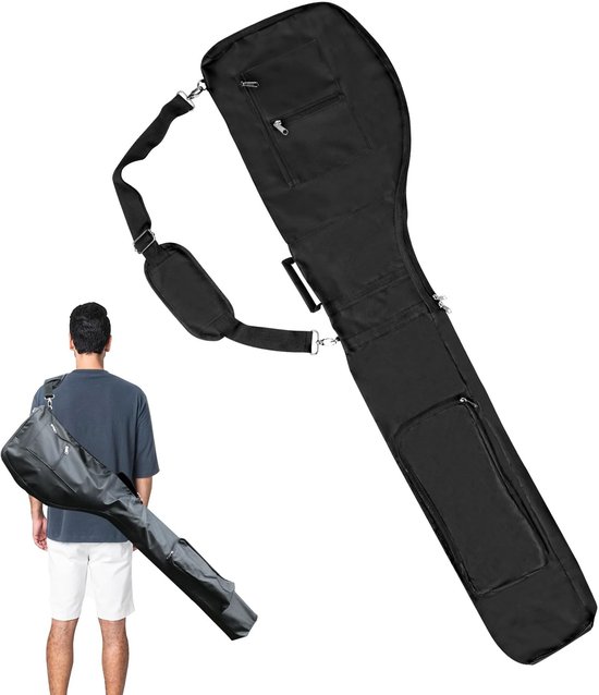 Omgoods - Opvouwbare Golfclub Reisbagage met Rits voor 8-10 Clubs