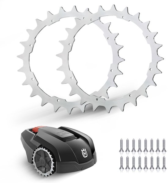 Omgoods - RVS Spikes voor Robotgrasmaaiers met Verbeterde Grip