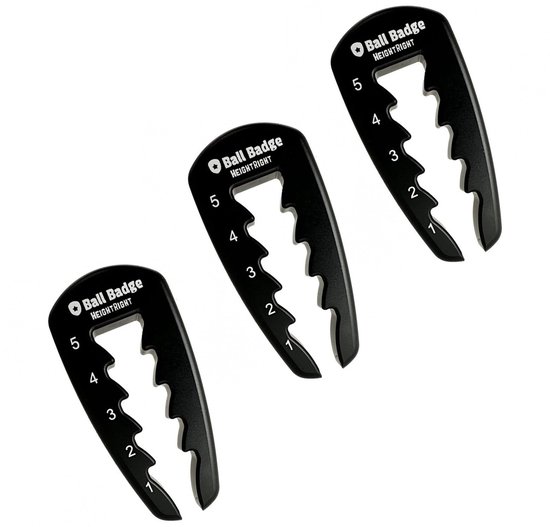Omgoods - Set van 3 Hoogte Verstelbare Golf Tee's met Precisie-instelling