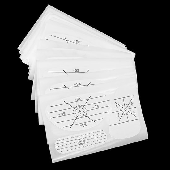 Onf3 - Golf Doel Sticker - Golf Impact Tape - Precisie Slaan - 50 Set