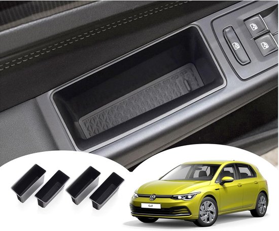 Opbergbakjes Deurgreep Voor en Achter voor VW Golf 8 MK8 (2020-2025) van Merkloos