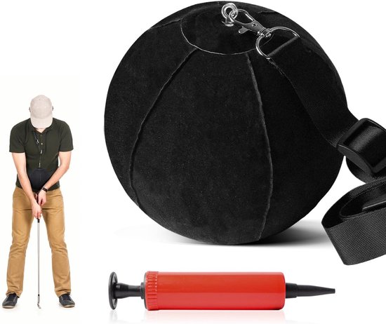 Opblaasbare slimme golfbal - Golf swing trainer hulpmiddel - Golf Swing Trainer Ball - Golf Smart Ball - Golf impactbal - Smart Ball Trainer - Hulpmiddel voor swing oefeningen - Benodigdheden voor houding correctie - met luchtpomp - Leerhulpmiddel van Merkloos