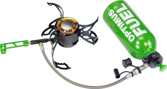 OPTIMUS Nova - Benzinebrander - Roestvrij Staal - Zwart van Opti