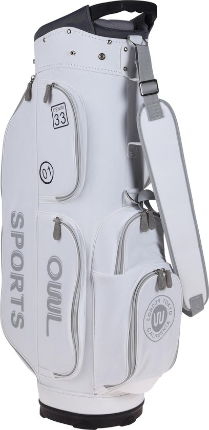 OUUL Collegial 3301 Cartbag DI3001023 Golftas Unisex Wit van Merkloos