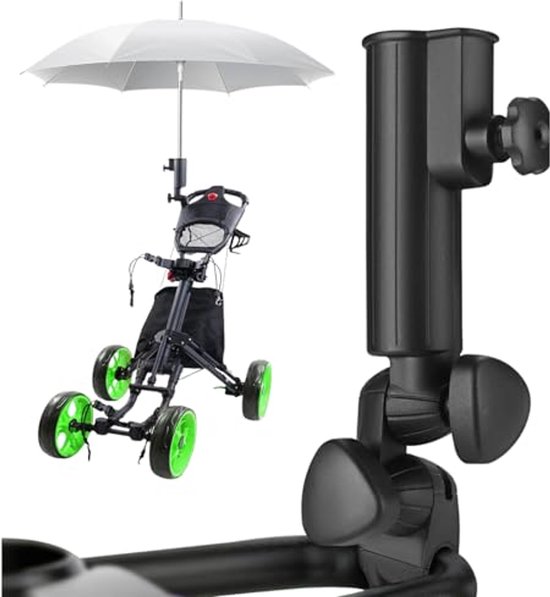 Paraplu Houder voor Golfkar - Verstelbare Nylon Stand voor Handgrepen en Trolleys