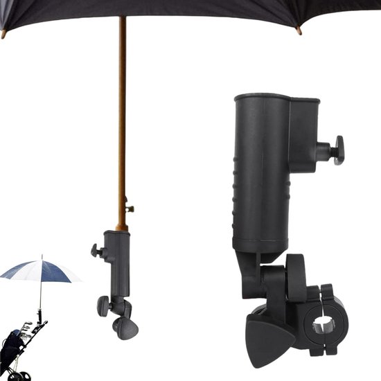 Parapluhouder Trolley - Paraplustandaard Accessoire - Golfen Regen - Maak Handen Vrij - 25x10x7 cm - Zwart