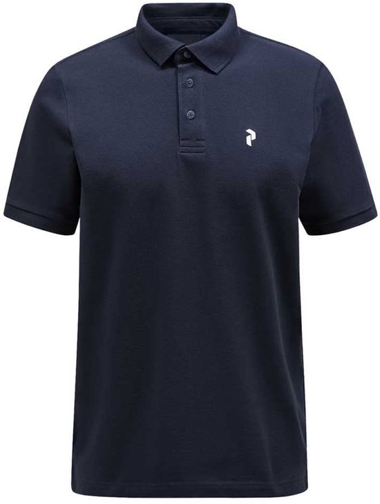 PEAK PERFORMANCE - M Classic Cotton Polo - s - Salute Blue