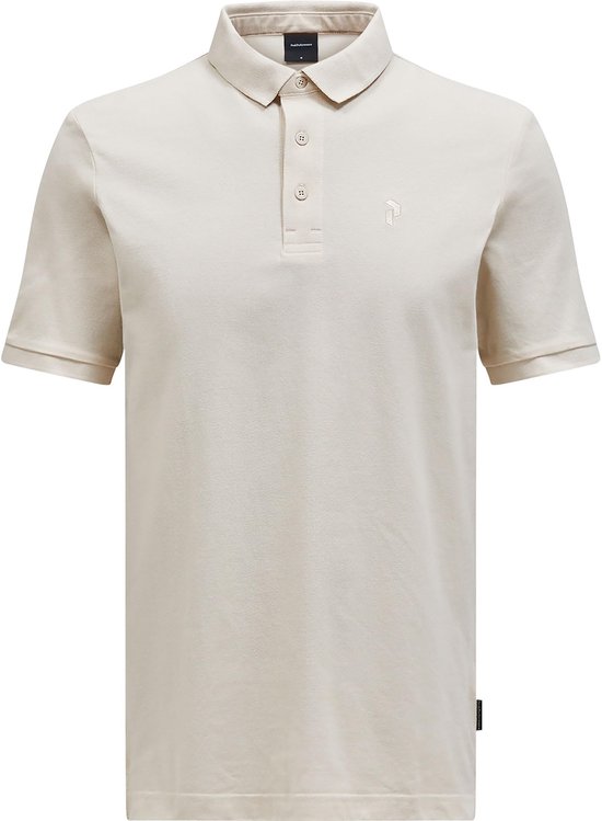 PEAK PERFORMANCE - M Classic Cotton Polo - s - Sand Fog