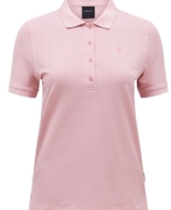 PEAK PERFORMANCE - W Classic Cotton Polo - M - Sunny Adventure - Limit Green van Peak Performance
