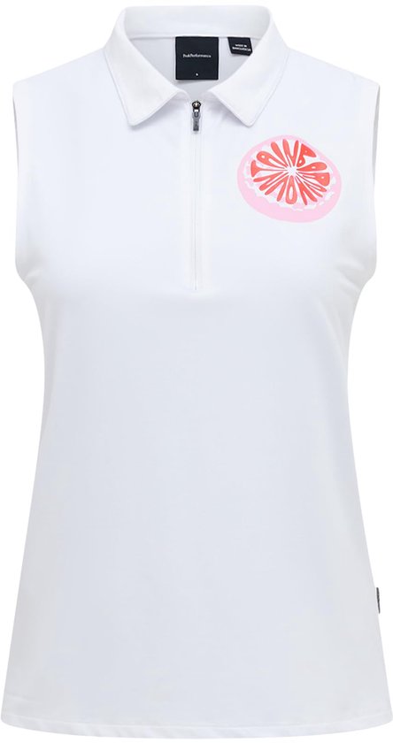 PEAK PERFORMANCE - W Comfort Zip SL Polo - l - white