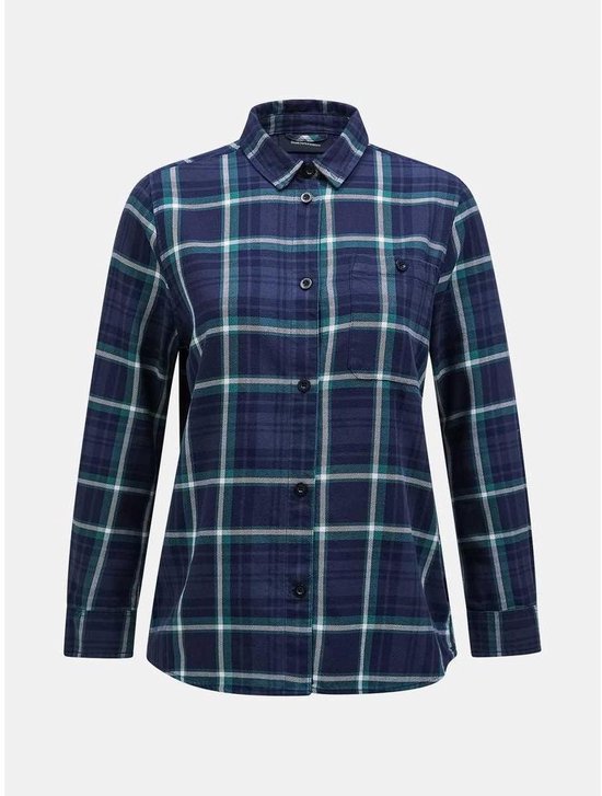 PEAK PERFORMANCE - W Cotton Flannel Shirt - s - 193 Check