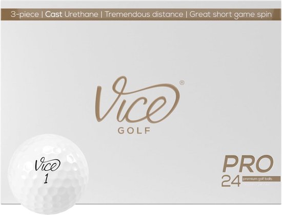 Performance Golfballen voor Lange Afstand en Precisie Luxe Kwaliteit Verpakking 24 Stuks van Merkloos