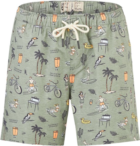 PICTURE - GUNN SHORT - Aluha Print - m